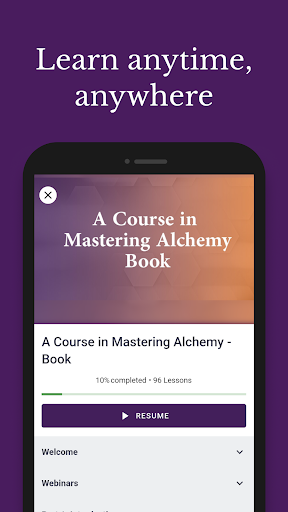 Android application Mastering Alchemy screenshort