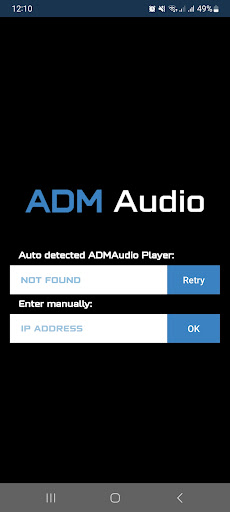 Android application ADMAudio Player screenshort