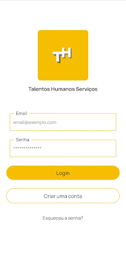 Android application TH Serviços screenshort