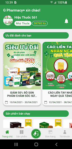 Android application GPharmacy+ screenshort