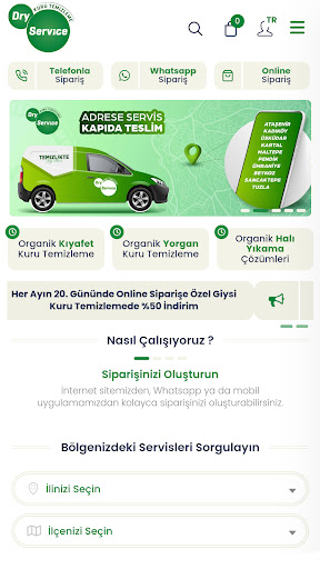 Android application Dry Service - Kuru Temizleme screenshort