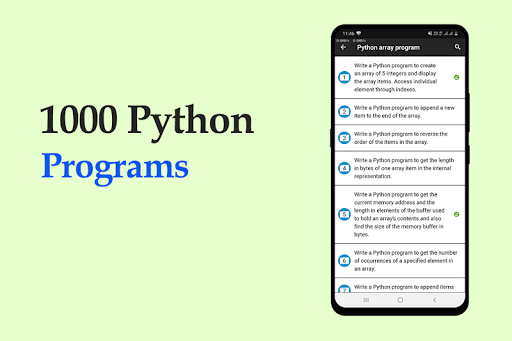 Python Practice Programs Screen 3