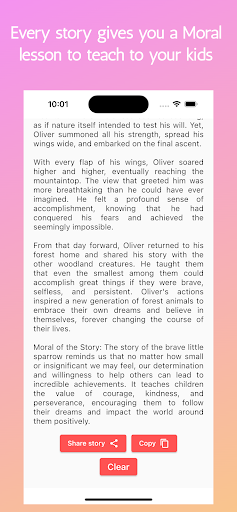 Tell me a Story Screen 3
