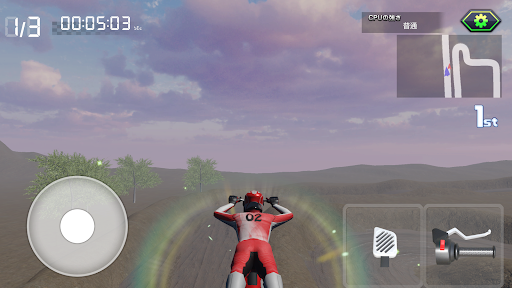 ゲームバラエティー オフロードバイクレース Screen 3