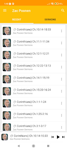 Audio Sermons by Zac Poonen Screen 3