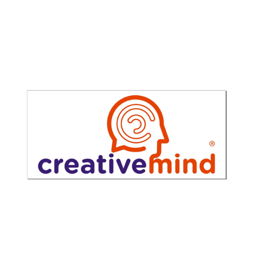 Creative mind spoken English logo