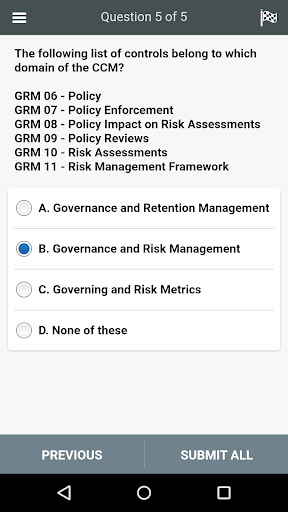 CCSK All-in-One Exam Screen 3