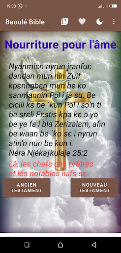 Android application Baoulé Bible | NYANMIƐN NDƐ’N screenshort