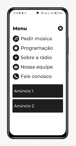 MNO Rádio Web Screen 2