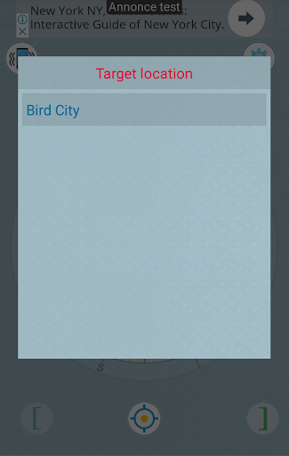 Compass Position Tracker Screen 2