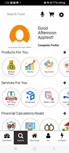 Android application GMS Mehar Solutio screenshort