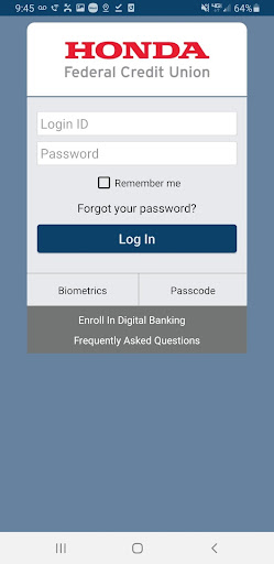 Android application Honda FCU Mobile screenshort
