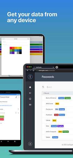 IronCrypto: Free, Secure, Simp Screen 2