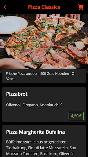 Pizzateria Michaelangelo Screen 3