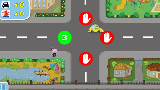 Policeman Hippo: Road traffic  screenshots 8