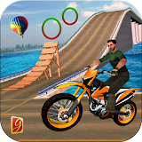 Moto Beach Jumping Bike Stunt icon