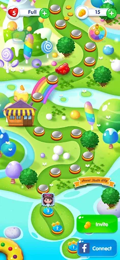 Fruit Candy Shop: Match 3 Game - Screenshot 1