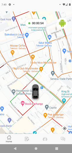 Android application SCS Chauffeur screenshort