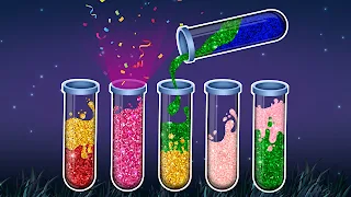 Color Water Sort Woody Puzzle - Screenshot 1