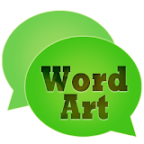WordArt Chat Sticker WC icon