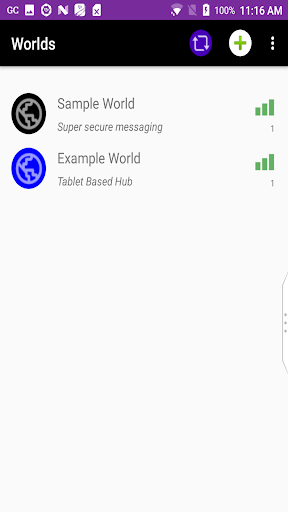 Galixsys Communicator Screen 2