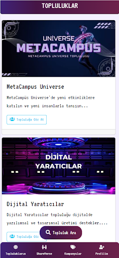 MetaCampus Screen 2
