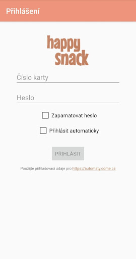 HappySnack mobile Screen 2