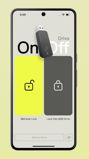 Android application OnOff for NFC Drives screenshort