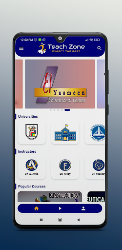Android application Teach Zone screenshort