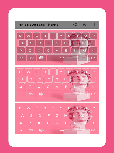 Aesthetic Pink Keyboard Theme