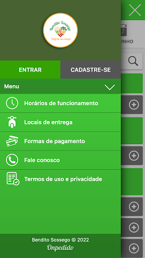 Android application Bendito Sossego screenshort