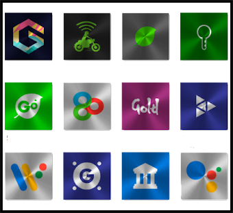 Vinn Metal - Icon Pack Skjermbilde