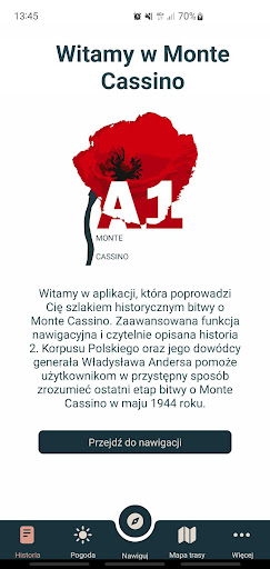 Android application MonteCassino screenshort