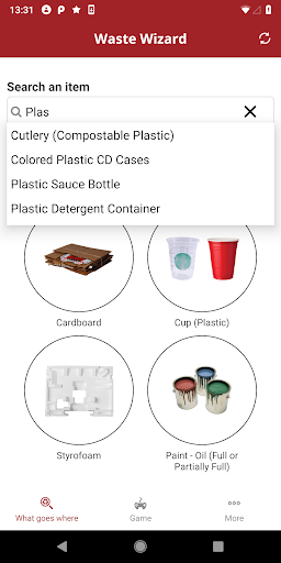 Android application Kirkwood Recycles screenshort
