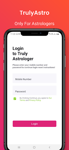 Android application TrulyAstro Only For Astrologer screenshort