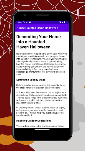 Android application Guide Haunted Home Halloween screenshort