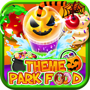 Halloween Fair Food Maker Game - Make Candy Donuts  Icon