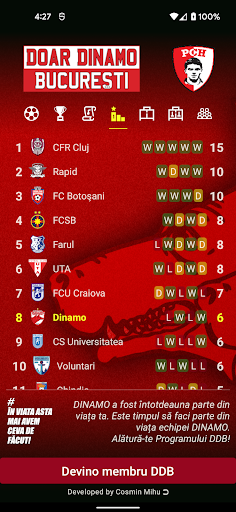 Doar Dinamo Bucuresti DDB Screen 2