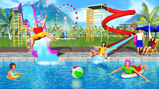 Water Slide Uphill Rush Races Mod2