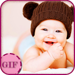 Cover Image of Download New Baby Gif Stickers  APK