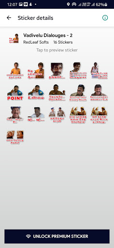 Vadivelu Stickers for WASticke