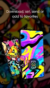 Wallpapers 4K with graffiti