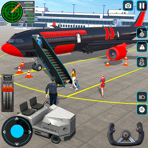 Flight Simulator 3D Plane Game  Icon