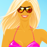 Beach Girl Dress Up icon