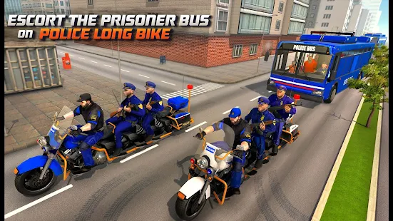 Police Bike Game 2021 Criminal Prisoner Transport(圖5)-速報App
