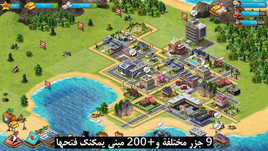 Paradise City Building Sim مهكرة لـ أندرويد 4