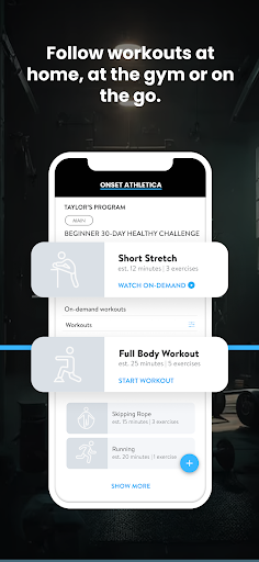 Onset Athletica Screen 3