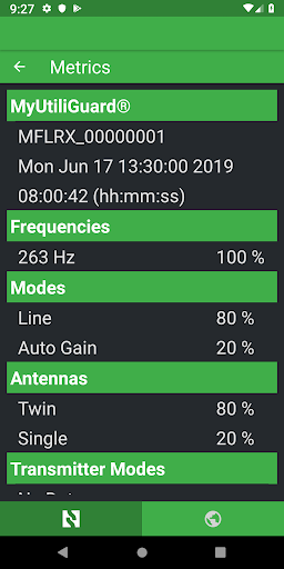 Android application MyUtiliGuard screenshort