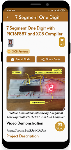 PRO PIC Microcontroller Prjs Screen 3