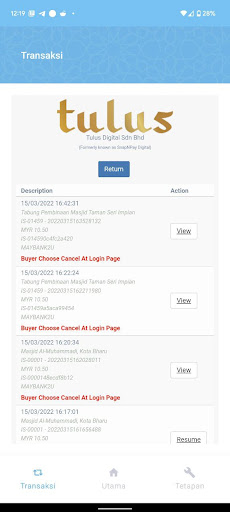 Tulus - Zakat and Sedekah Online